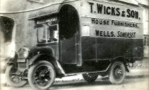 Vintage T Twicks Removals Van